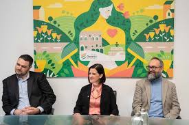 La sindaca Ferdinandi in visita agli impianti Gesenu