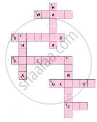 Study english with crossword puzzles and other activities for students of english as a second language. Use The Clues Given Below To Complete This Crossword Puzzle English Shaalaa Com