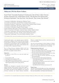 Check spelling or type a new query. Pdf Malaysia Cpg For Heart Failure