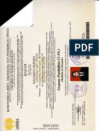 Cara mengajukan verval ijazah kualifikan pendidikan s1/d4, s2, dan s3 di layanan simpatika. Ijazah Pdf