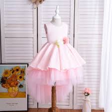 Grab your favorite party wear a dress today and rock the parties season with glamour. Factory Wholesale Lace Girls Party Dress Wedding Flower Girl Dresses With Long Tailed Short Front Long Back Skirts Buy Long Tail Ball Gown Wedding Dress Short Front And Long Back Skirts New Model