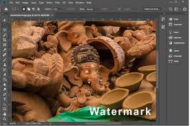 Ruins composition of a photo How To Remove Watermark In Photoshop