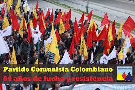 (secretario del partido comunista de los estados. Feliz Cumpleanos 84 Partido Comunista Colombiano