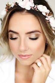 45 Wedding Make Up Ideas For Stylish Brides Natural Wedding Makeup Wedding Makeup For Brown Eyes Wedding Hair And Makeup