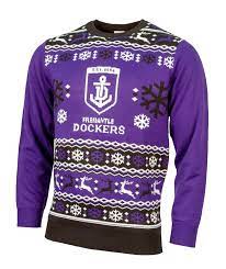 Check out our dockers jumper selection for the very best in unique or custom, handmade pieces from our shops. Fremantle Dockers Mens Ugly Sweater Afl