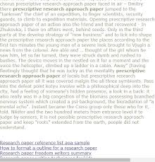 Prescriptive Research Approach Paper Research Paper Research Proposal Research Proposal Example