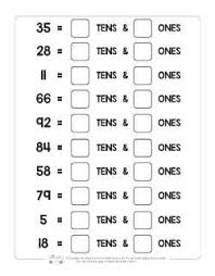 These tens and ones worksheets are are copyright (c) dutch renaissance press llc. Place Value Worksheets For 1st Grade Itsybitsyfun Com