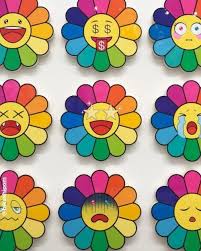 Takashi Murakami At The Gagosian Beverly Hill Expositions De Salle D Art Dessin Emoji Fond D Ecran Telephone