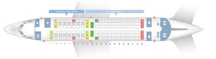 Boeing 737 500 Seating Chart Seat Map Continental Airlines