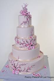 Beautiful Cherry Blossom Wedding Cake Cherry Blossom Wedding Cake Cherry Blossom Cake Vegas Wedding Cakes