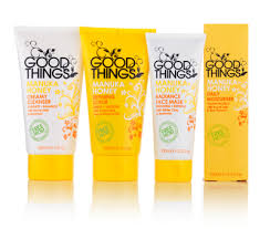 It's also a humectant, drawing moisture from the air and pulling it into skin to deliver a natural, dewy glow. Good Things Manuka Honey Collection