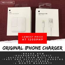 Charger apple 12 charger wireless 10w factory supply magnetic 10w fast charging wireless magsafe charger for apple iphone 12 series. Original Iphone Fast Charger 12 Watts Mobile Phones Tablets Mobile Tablet Accessories Power Banks Chargers On Carousell