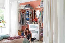 Nicetown closet curtains sound blocking, bedroom privacy room divider curtain. Ikea Hacks Diy Platform Bed Curtains Storage Apartment Therapy