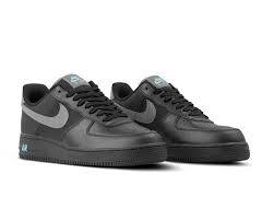 Air Force 1 07 White Black Blue Fury Pin Op Nike Air Force 1