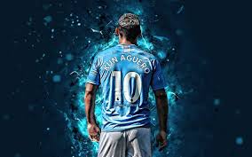 #manchester city #man city #mcfc #sergio aguero #vs tottenham #20/21 #pl. Download Wallpapers Sergio Aguero 4k Argentine Footballers Back View Manchester City Fc Neon Lights Sergio Leonel Aguero Soccer Kun Aguero Premier League Football Man City For Desktop Free Pictures For Desktop Free