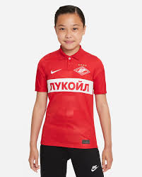 O desfecho do campeonato russo. Spartak Moscow 2021 22 Stadium Home Older Kids Nike Dri Fit Football Shirt Nike Ae