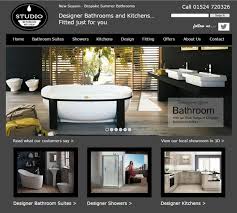 bathroom & kitchen studio web design