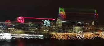 Manhattan Night Skyline Long Exposure Nyc Photograph By Habib Ayat