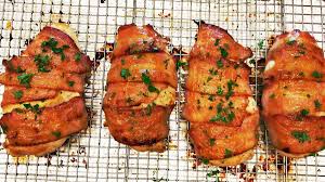 One of the easiest chicken breast recipes you can make is simply putting your chicken on a sandwich! Bacon Wrapped Chicken Breast With Honey Dijon Sauce Healthy Recipes Blog