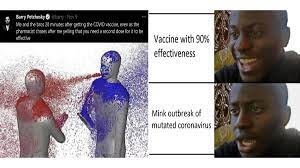 As vaccines hit the mainstream, concerns arose that vaccination could precipitate relapses or a worsening of symptoms. 20 Memes To Help Us Digest This Week S Coronavirus News Of Mutated Mink Viruses Know Your Meme