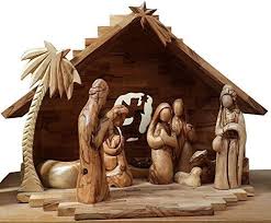 Olive Wood Nativity Set Hand Carved Faceless Figurines Bethlehem Set 14 4 Nazareth Store Holy Land Gift Shop Nativity Set Christmas Nativity Scene Nativity