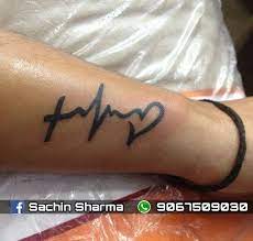 Heartbeat Tattoo Small Hand Tattoo Design Ideas Tattoo Art By Sachin Sharma Small Hand Tattoos Small Hand Tattoo Hand Tattoo Designs