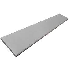 The md building products 3 ft. Quartz Super Gray Polished Door Threshold Saddle 5 X48 Both Sides Beveled Sny Tile