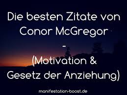 Die Besten Zitate Von Conor Mcgregor Motivation Gesetz