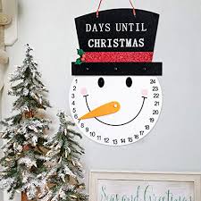 Shop our wide variety of fun and affordable products. Hogardeck 13 2 5in Snowman Advent Calendar 2020 Christmas Decoration Indoor Outdoor Hanging Sign Days Until Christmas Countdown Holiday Wall Decor Buy Online In Dominica At Dominica Desertcart Com Productid 235049739