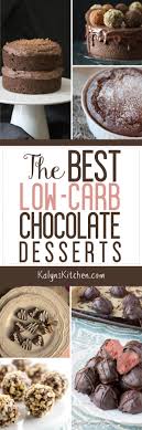 This recipe substitutes coconut flour, a great option if you gluten intolerant, keeping the carbs low or need to stay away from nuts like almond flour. The Best Low Carb Chocolate Desserts Found On Kalynskitchen Com Low Carb Chocolate Low Carb Recipes Dessert Low Carb Cake