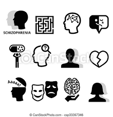 Gan khoon lay · 12 premium vector (svg) icons in diseases, ailments & disorders · added on feb 12th, 2018. Schizophrenia Mental Health Icons Mental Disorder Schizophrenia Black Icons Set Isolated On White Canstock