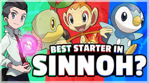 If you dont want to spend a lot of time training then its for you. What Is The Best Starter Pokemon Sinnoh Feat Speqtor Youtube