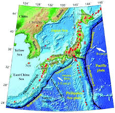 Indicates a volcano is historically active. Map Showing The Tectonic Setting In And Around The Japan Islands The Download Scientific Diagram