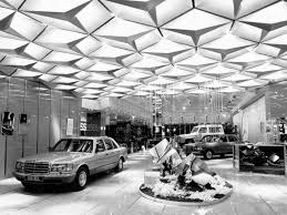1980 Mercedes Benz Dealership Showroom Paris France