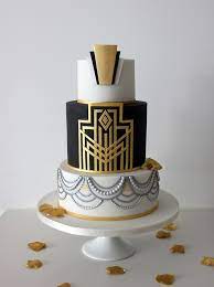 Art Deco Art Deco Cake Art Deco Wedding Cake Fondant Wedding Cakes