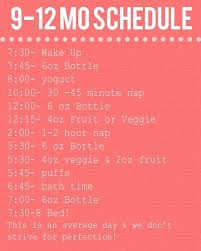 Just Trying To Get An Idea Of How To Better Organize The Day With Baby Carson Lilbithenson Blogspot Com Baby Schedule Baby Food Schedule Baby Month By Month
