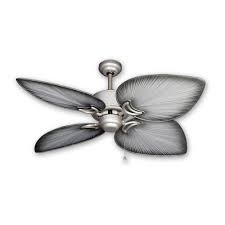 500 results blade color family: Outdoor Tropical Ceiling Fan Brushed Nickel Bombay By Gulf Coast Fans