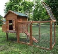 Outdoor Medium 80'' Wooden Chicken Coop Nest Box Hen House Poultry Cage Pet  Hutch Garden