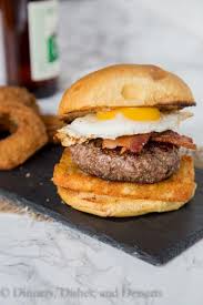 2am Breakfast Burger The Infamous 2am Burger From Rock Bottom Brewery Made At Home Topped Breakfast Burger Healthy Dog Food Recipes Best Burger Recipe Ever