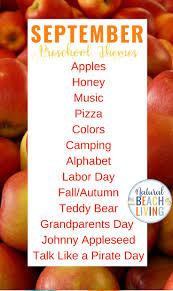 20 September Preschool Themes With Lesson Plans And Activities Natural Beach Living September Preschool Themes Lesson Plans For Toddlers September Preschool