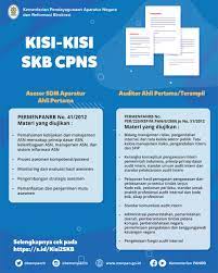 Jabatan fungsional auditor ahli pertama info cpns 2021. Kementerian Panrb On Twitter