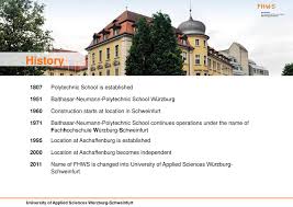 You learn all that you need to know as a manager in international companies. Welcome To University Of Applied Sciences Wurzburg Schweinfurt Ppt Download