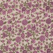 A Muted Vintage Style Botanica Pink Floral On A Light Beige Background Cotton Jersey Knit Fabric Has A Small Jersey Knit Fabric Knitting Fabric Stores Online