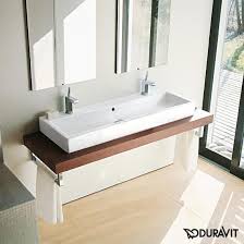 Duravit Vero Doppelwaschtisch Weiss Mit Wondergliss Mit 2 Hahnlochern Geschliffen Mit Uberlauf 0454120026 Duravit Vero Waschtisch Duravit Doppelwaschtisch