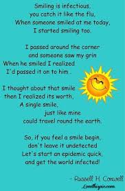 Smile Quotes Cute Positive Quotes Quote Sun Happy Smile Kids Poems Childrens Poems Funny Poems