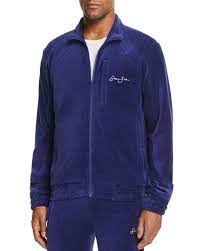 Sean John Velour Track Jacket In Blue For Men Lyst