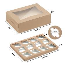 Our window cupcake boxes feature an acetate window to allow your customers to see your decorative cupcakes. 2 12 Cakes With Removable Insert White 6 Clear Window Cupcake Boxes For 1 4 Cake Boxes Bags Home Garden Worldenergy Ae