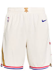 Philadelphia 76ers kid's black joel embiid city swingman jersey by nike. Nike Performance Nba City Edition Philadelphia 76ers Swingman Short Kurze Sporthose Flat Opal Beige Zalando De