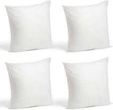 Shop square pillows of size 18 x 18 with unique designs created by artists on art of where. Amazon Com Foamily Throw Pillows Set Of 4 18 X 18 Premium Hypoallergenic Pillow Inserts For Couch Or Bed Decorative Bedding Made In Usa Home Kitchen