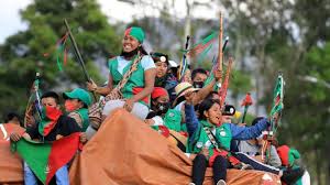 Lucho timana y la 110 tema : Minga Indigena Recorrido De La Marcha De Indigenas En Bogota Bogota Eltiempo Com